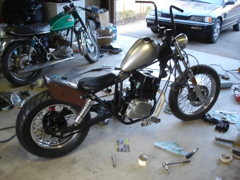 honda rebel bobber fender